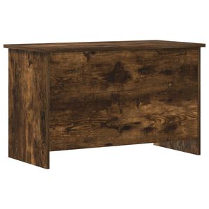 vidaXL Coffre de rangement avec stockage Ch&ecirc;ne fum&eacute; 80 x 40 x 50 cm