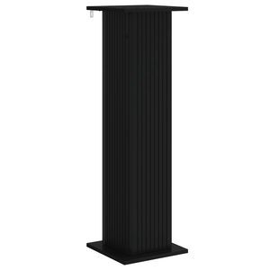 vidaXL Support de Plante Noir 30,5 x 30 x 100,5 cm Bois d'ing&eacute;nierie