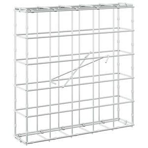 vidaXL Gabion avec fil de 5 mm et maille de 10x10 cm 50x10x50 cm
