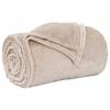 vidaXL Couvertures &agrave; jeter 6 pcs Beige 240 x 270 cm Toison