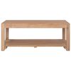 vidaXL Table basse 100x50x40 cm bois de teck massif