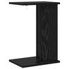 vidaXL Table d'appoint Ch&ecirc;ne noir 35 x 25 x 50 cm Bois d'ing&eacute;nierie