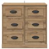 vidaXL Buffet Ch&ecirc;ne artisanal 70 x 35,5 x 67,5 cm Bois d'ing&eacute;nierie
