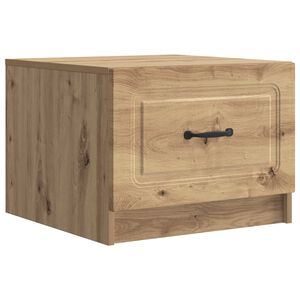 vidaXL Table basse Ch&ecirc;ne artisanal 49 x 50 x 37 cm Bois d'ing&eacute;nierie