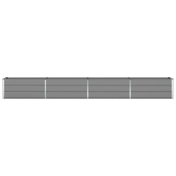vidaXL Jardini&egrave;re Gris clair 480 x 50 x 45 cm Acier galvanis&eacute;