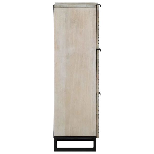 vidaXL Meubles et &eacute;tag&egrave;res de rangement pour m&eacute;dias Blanc et Noir