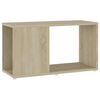 vidaXL Meuble TV Ch&ecirc;ne sonoma 60x24x32 cm Bois d'ing&eacute;nierie