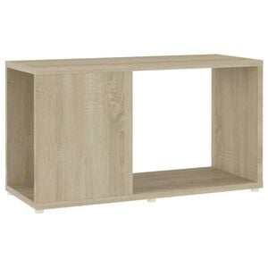 vidaXL Meuble TV Ch&ecirc;ne sonoma 60x24x32 cm Bois d'ing&eacute;nierie