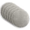 vidaXL Housse de coussin 6 pc HEERLEN Gris clair Diam. 30 cm