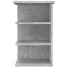 vidaXL Armoire latérale Gris béton 35x35x55 cm Aggloméré
