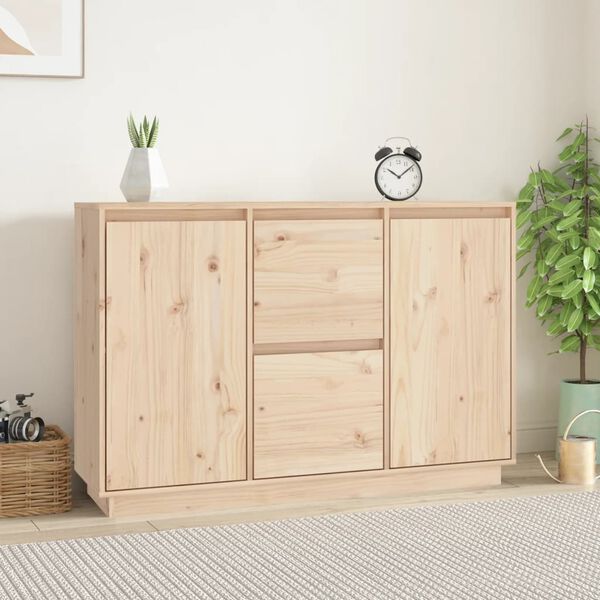 vidaXL Buffet 111x34x75 cm Bois massif de pin