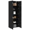 vidaXL Armoire de rangement 3 pcs Ch&ecirc;ne noir