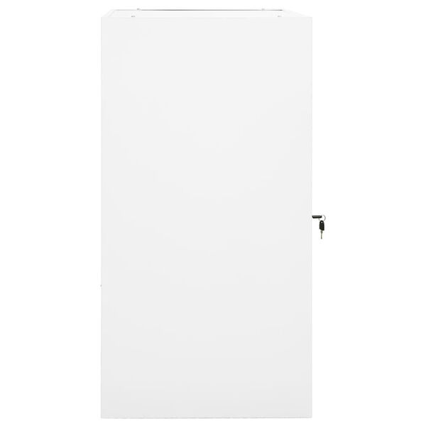 vidaXL Armoire à selles Blanc 53x53x105 cm Acier