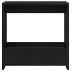 vidaXL Table d'appoint Ch&ecirc;ne noir 50 x 26 x 50 cm Bois d'ing&eacute;nierie