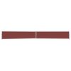 vidaXL Auvent lat&eacute;ral r&eacute;tractable de patio 140x1200 cm Marron