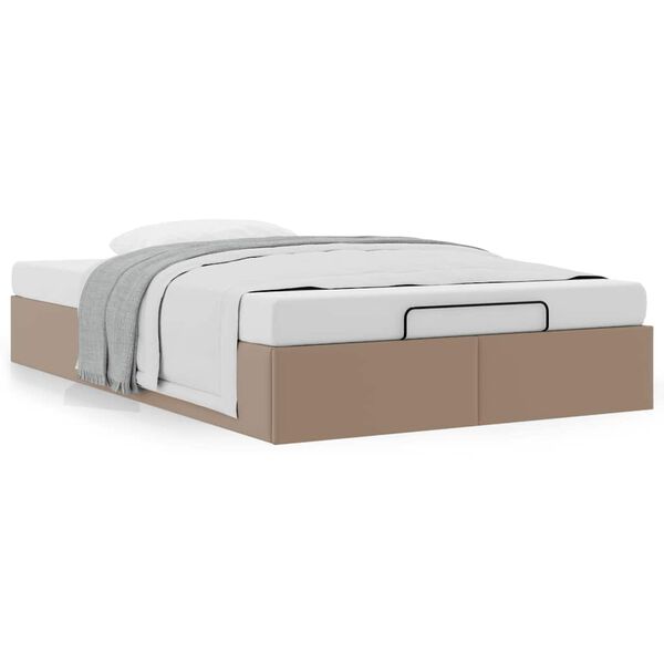 vidaXL Cadre de lit ottoman sans matelas cappuccino 120x190 cm