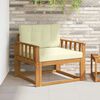 vidaXL Sofa de milieu ext&eacute;rieur Bois d'Acacia Massif Naturel