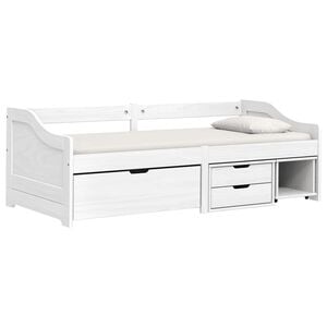 vidaXL Lit de jour avec 3 tiroirs sans matelas IRUN blanc 90x200 cm