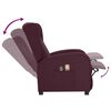 vidaXL Fauteuil électrique de massage Violet Tissu