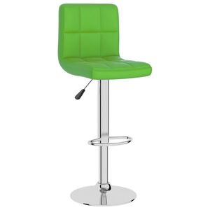 vidaXL Tabouret de bar Vert Similicuir