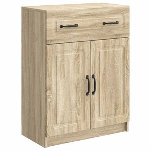 vidaXL Buffet Ch&ecirc;ne Sonoma 66 x 34,5 x 87 cm Bois d'ing&eacute;nierie