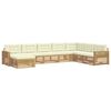 vidaXL Ensemble de canap&eacute;s d'ext&eacute;rieur 8 pc Blanc et cr&egrave;me