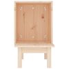 vidaXL Maison pour chat 60x36x60 cm Bois de pin massif