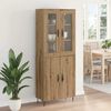 vidaXL Haut Armoire Ch&ecirc;ne artisanal 69,5 x 34 x 180 cm