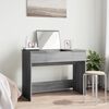 vidaXL Coiffeuse avec miroir sonoma gris 100x45x76 cm