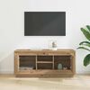 vidaXL Meuble TV Ch&ecirc;ne artisanal 102 x 35 x 45 cm Bois d'ing&eacute;nierie