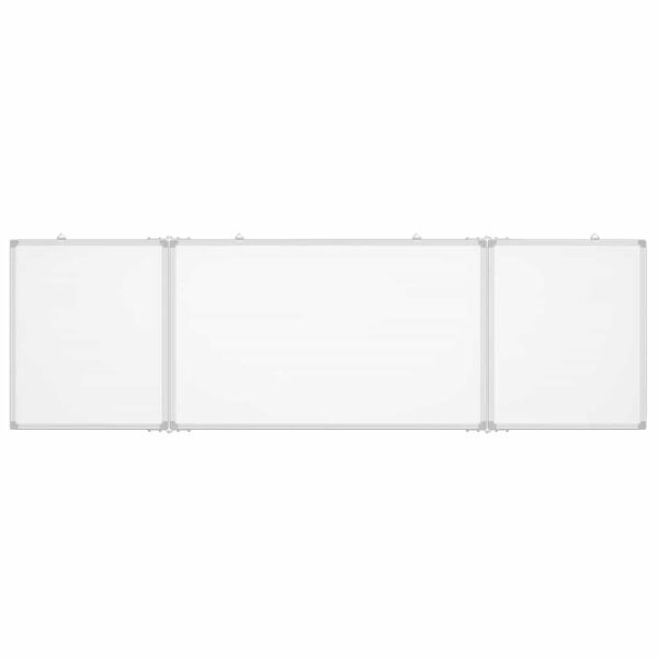 vidaXL Tableau blanc magn&eacute;tique pliable 160x50x1,7 cm aluminium