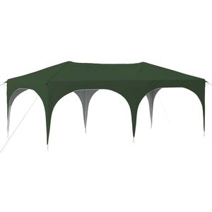 vidaXL Tente de f&ecirc;te pop-up 575 x 288 x 245 cm Vert Tissu Oxford