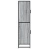 vidaXL Buffet haut sonoma gris 68x35x139 cm bois d'ing&eacute;nierie