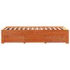 vidaXL Cadre de lit sans matelas avec tiroirs 90x190 cm bois de pin