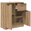 vidaXL Buffet Chêne artisanal 60 x 30 x 70 cm Bois d'ingénierie
