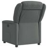 vidaXL Fauteuil inclinable Gris fonc&eacute; Tissu