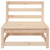 vidaXL Salon de jardin 3 pcs bois massif de pin