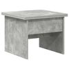 vidaXL Table basse Gris béton 55 x 54,5 x 45 cm Bois d'ingénierie