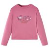 T-shirt enfants &agrave; manches longues framboise 104