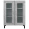 vidaXL Buffet sonoma gris 69,5x34x90 cm bois d'ing&eacute;nierie