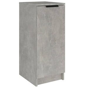 vidaXL Armoire &agrave; chaussures Gris b&eacute;ton 30x35x70 cm Bois d'ing&eacute;nierie