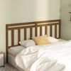 vidaXL T&ecirc;te de lit Marron miel 186x4x100 cm Bois massif de pin
