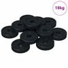 vidaXL compatible avec des rondelles plates 36000 pcs Noir &empty;15 x 3 mm