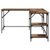 vidaXL Bureau Bois Ancien 139 x 139 x 75 cm Bois d'ing&eacute;nierie