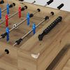 vidaXL Table de Foosball Ch&ecirc;ne Artisanal 125 x 60,5 x 80 cm