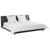 vidaXL Couette avec Oreillers 3 pcs Blanc Microfibre et Plumes D'oie