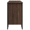 vidaXL Armoire lavabo de salle de bain ch&ecirc;ne marron 91x35x60 cm