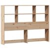 vidaXL Lit bibliothèque sans matelas 140x200 cm bois massif de pin