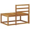 vidaXL Canap&eacute; d'ext&eacute;rieur en bout Naturel 91 x 63 x 73 cm
