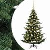 vidaXL Sapin de No&euml;l artificiel avec boules 120 cm 150 LED Blanc chaud